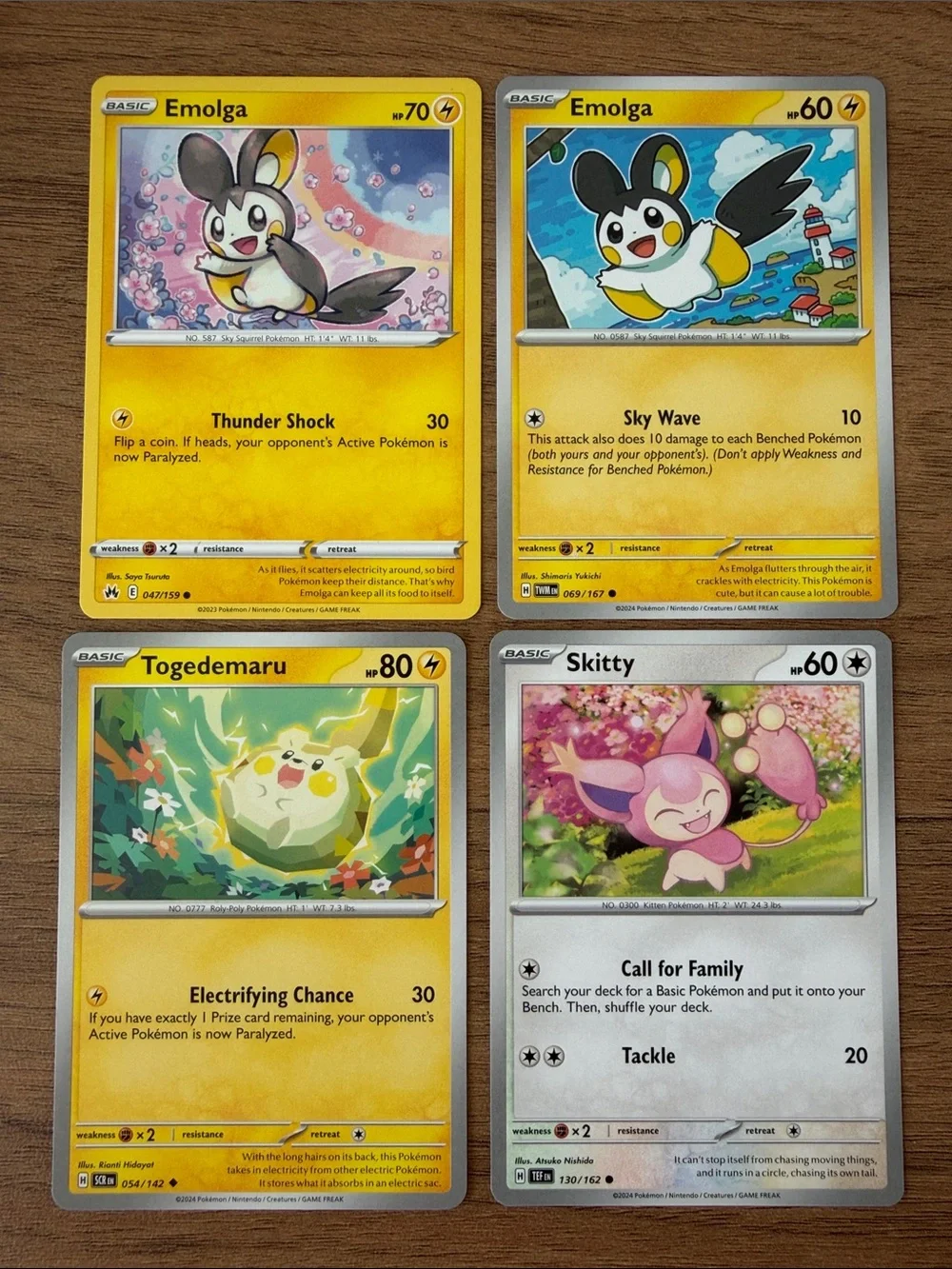 ⚡ Cute Critters Pokémon Card Lot | Morpeko Pawmi Emolga Dedenne Maushold ✨5/$25✨